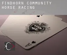 Findhorn Community  horse racing